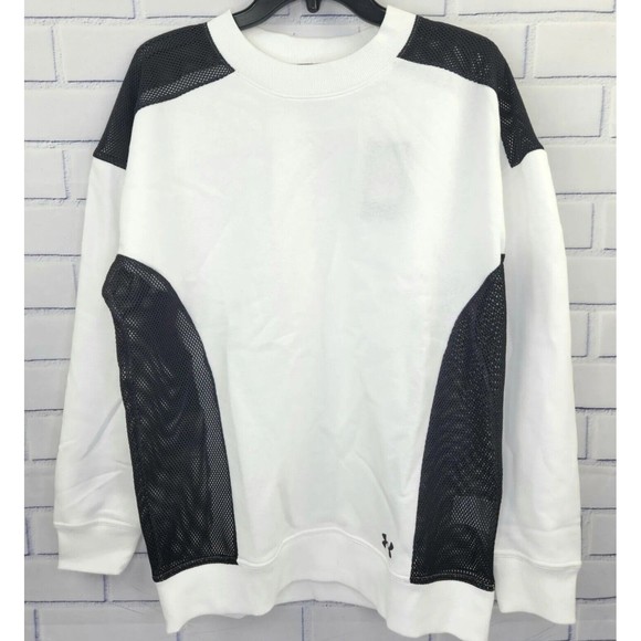 New Under Armour Womens Volleyball Oversized Pullover - Size Small (1367715-100) - Picture 6 of 7